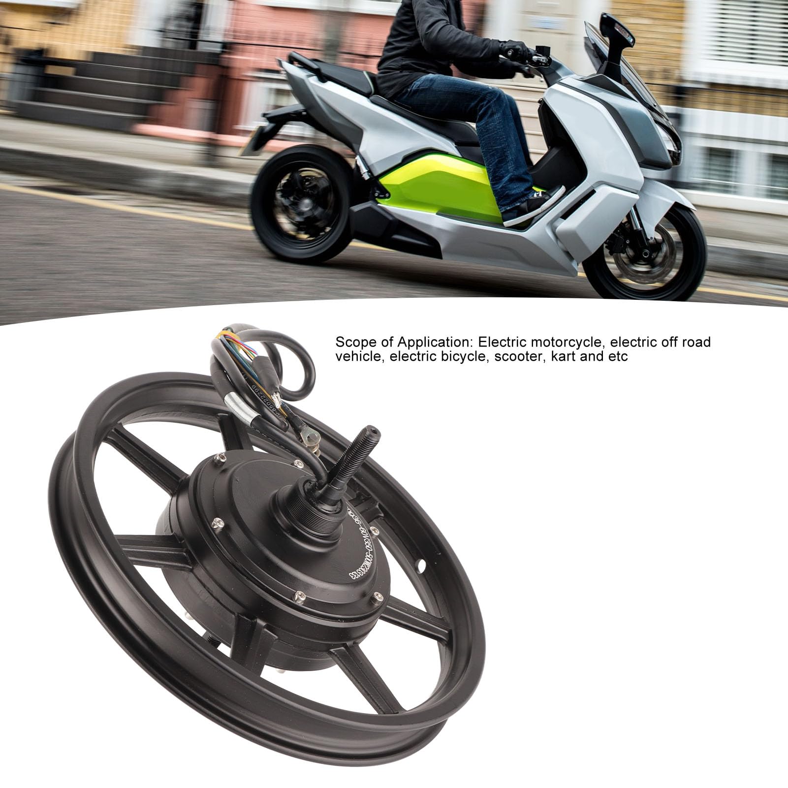 ホイールインモーター Amazon.co.jp: 14インチ ホイールハブモーター 36‑60V 350W‑500W